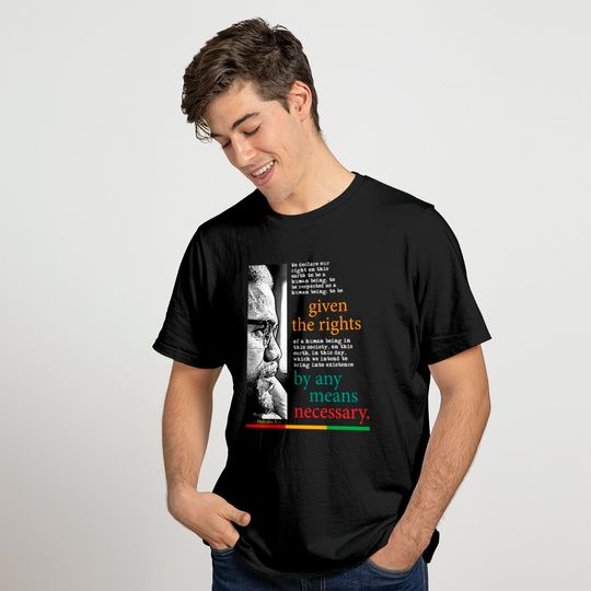 Malcolm X Nation - Malcolm X - T-Shirt
