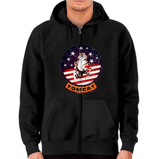 F-14 Tomcat Navy Fighter Zip Hoodies