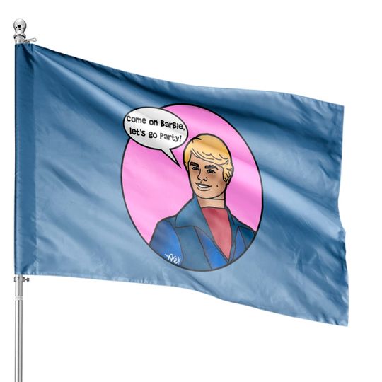 Come Barbie, Let's Go Party - Ken Doll - House Flags