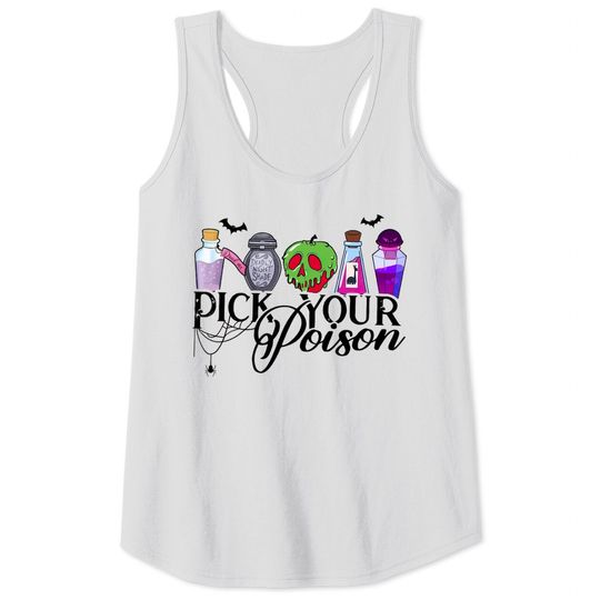 Pick Your Poison Tank Tops, Disney Villain Tank Tops, Kuzco Poison Tank Tops