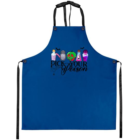Pick Your Poison Aprons, Disney Villain Aprons, Kuzco Poison Aprons