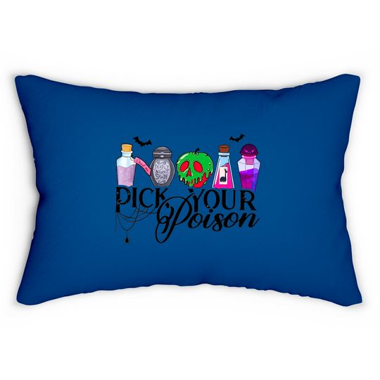 Pick Your Poison Lumbar Pillows, Disney Villain Lumbar Pillows, Kuzco Poison Lumbar Pillows