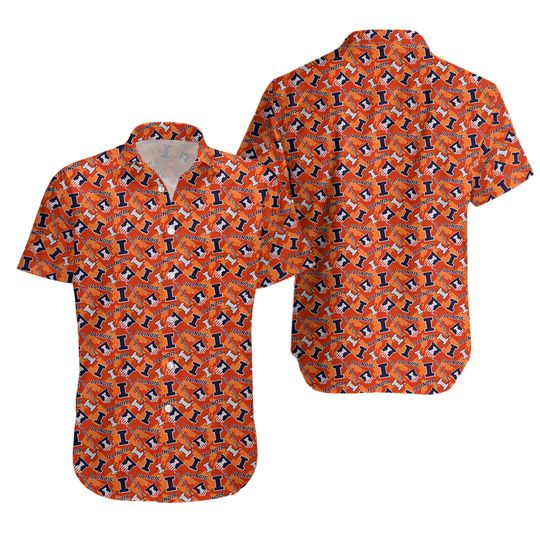 Fighting Illini Hawaiian Shirt