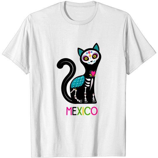 She-Hulk Cat Mexico shirt, Skull Cat Mexico shirt