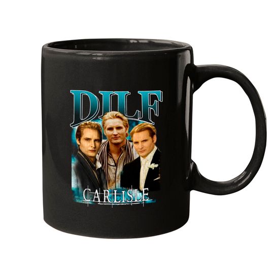 Carlisle Cullen Vintage Retro 90's Mug - The Original DILF Mug - Twilight Saga Fan Made Mug