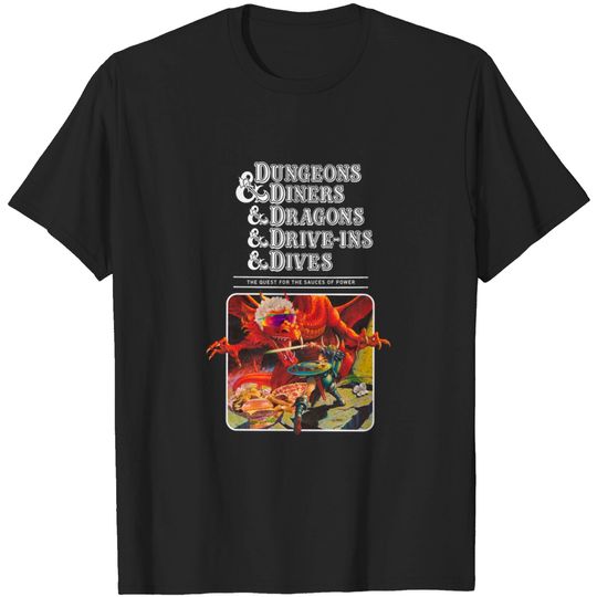 Dungeons & Diners & Dragons & Drive-ins & Dives - Dungeons And Dragons - T-Shirt