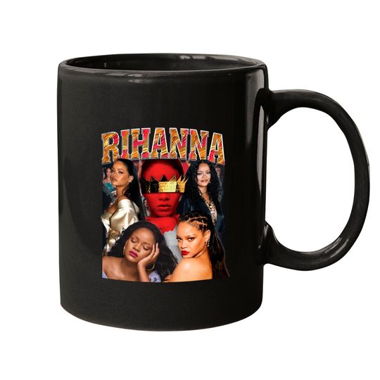 Rihanna - Badgal 90s Vintage Mugs, Rihanna Mugs
