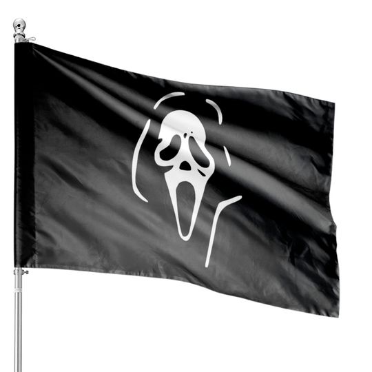Scream Ghost Face House Flags