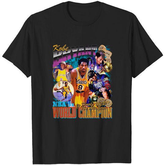 Vintage Kobe Bryant Lakers Tribute T-Shirt