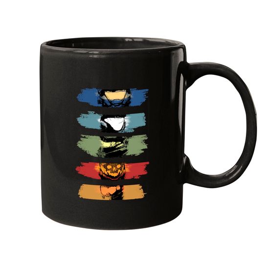 Noble Team Brush Strokes - Halo Reach - Mugs