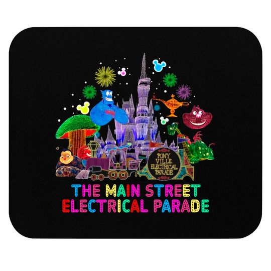 Main Street Electrical Parade Mouse Pads, Disneyland 2022 Mouse Pad, Disney trip Mouse Pad