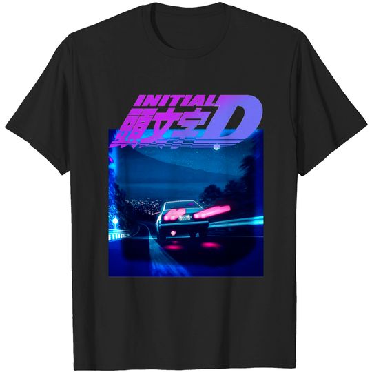 Initial D Neon AE86 Classic T-Shirt