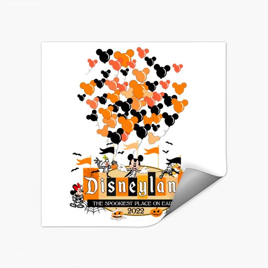 Disneyland Halloween 2022 the spookiest place on earth Stickers