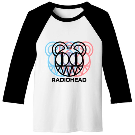 Radiohead Logo Dizzy Glitch - Radiohead - Baseball Tees