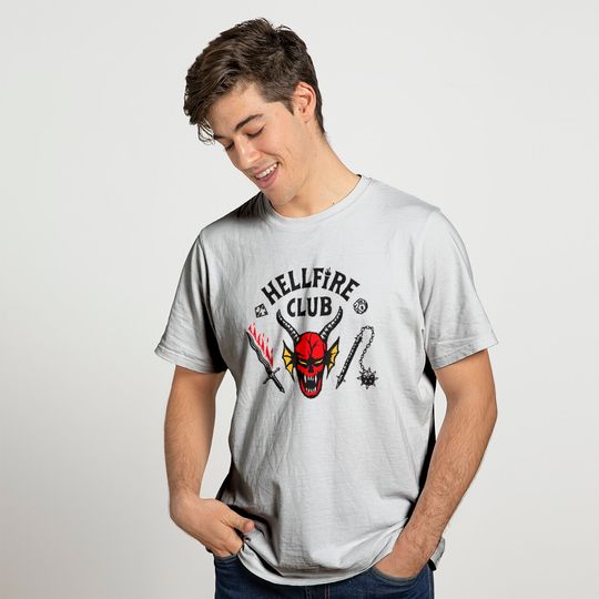 Stranger Things 4 Hellfire Club Logo T-Shirt T-Shirts