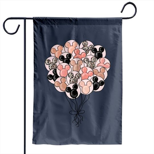 Mickey Balloons Garden Flags, Disney Balloon Garden Flags, Disney Balloon Garden Flags