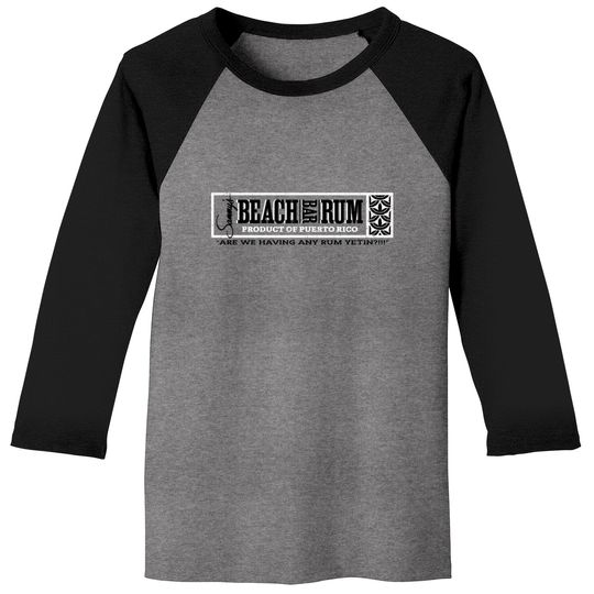 Sammy Hagar's Beach Bar Rum  Baseball Tees