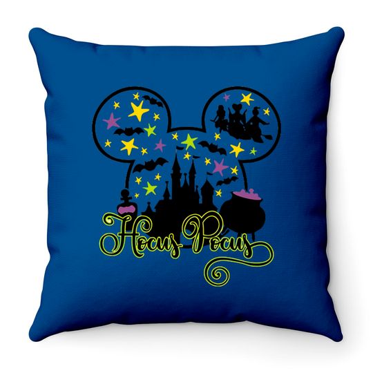Hocus Pocus Throw Pillow, Disney Halloween Throw Pillow, Disney Throw Pillows
