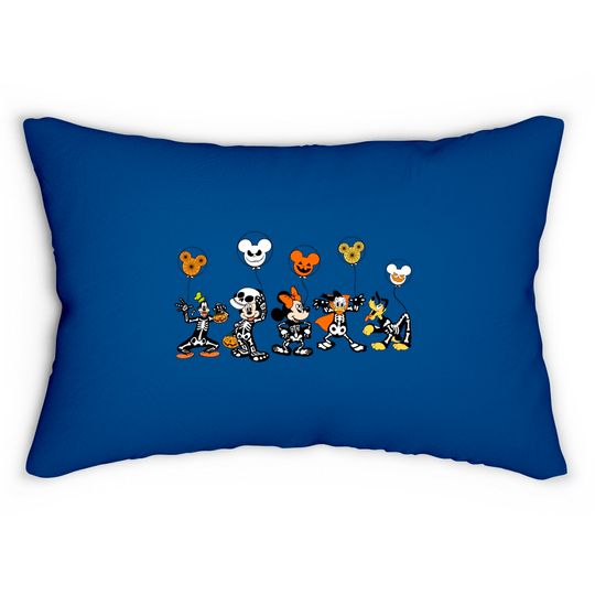 Discover Disney Halloween Skeleton Lumbar Pillows, Disney Halloween Matching