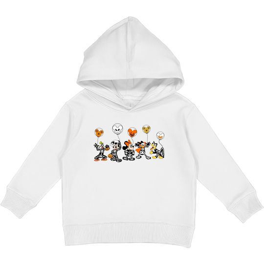 Discover Disney Halloween Skeleton Kids Pullover Hoodies, Disney Halloween Matching