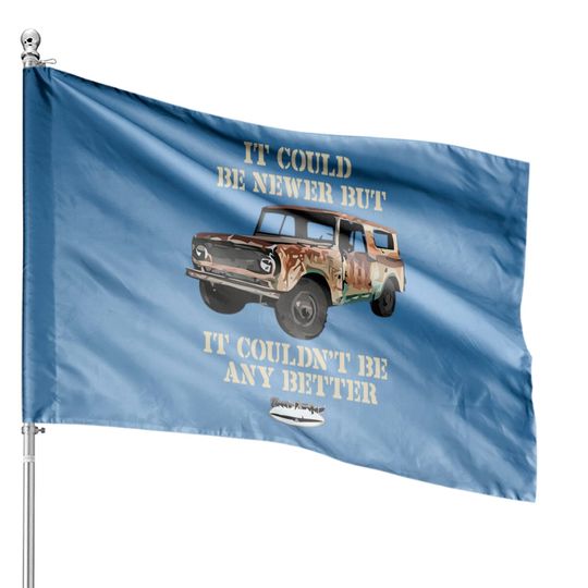 Scout Classic Truck Pickup International Harvester House Flags
