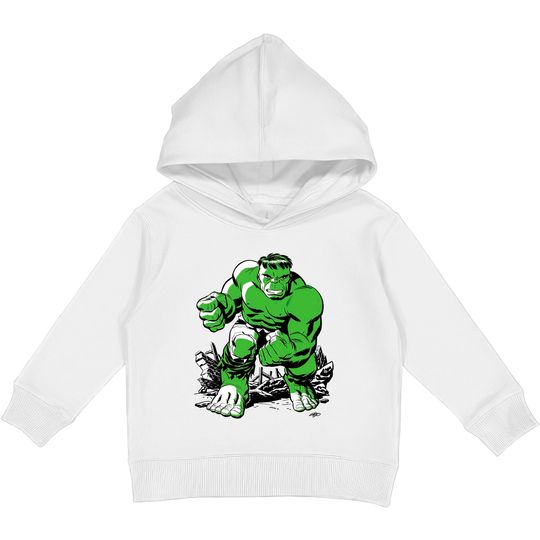 Marvel The Incredible Hulk Retro Kids Pullover Hoodies