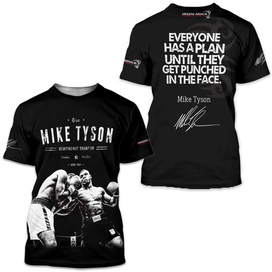 Mike Tyson 3D Tshirt