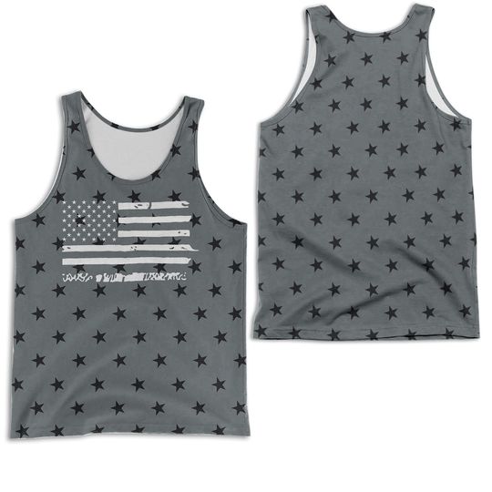 Discover Women's Camouflage Patriotic American Flag Graphic Print Casual Sleeveless 4th of July Tank Top