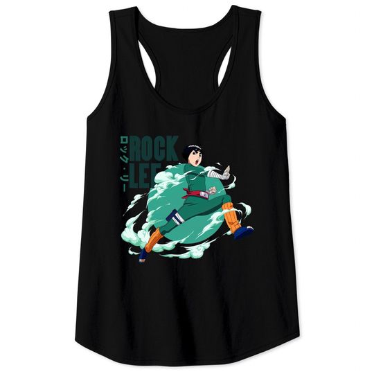 Rock Lee Narutoo Tank Tops, Rock Lee Tank Tops