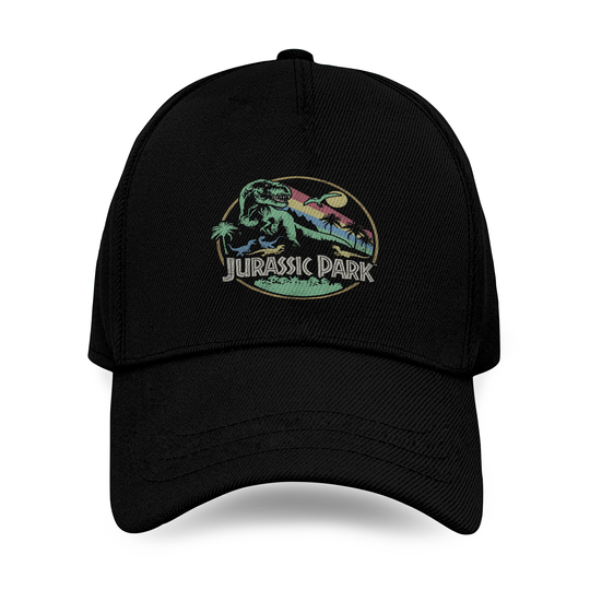 Retro Jurassic Park Darken Baseball Caps