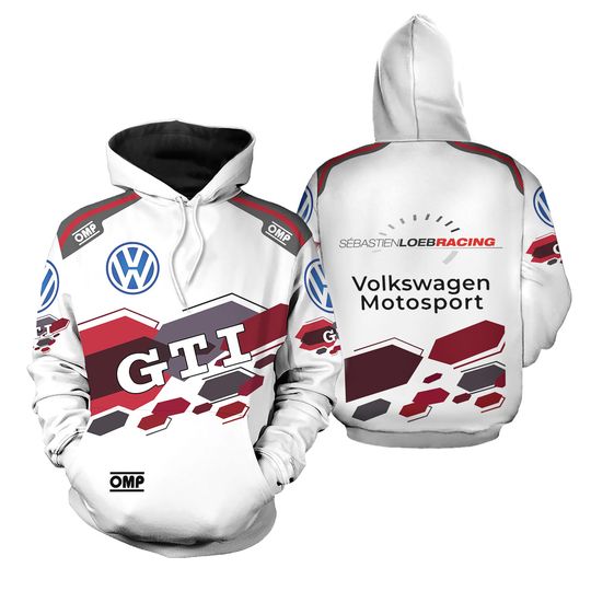 Volkswagen Motosport 3D Shirt Gift, GTI 3D Hoodie