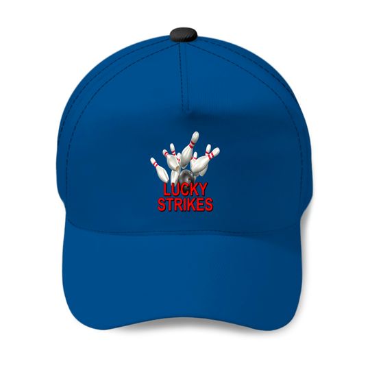 Discover Bowling Team Lucky Strikes Baseball Caps