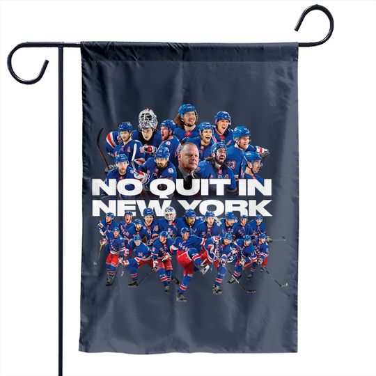 NY Rangers New York No Quit, NY Rangers Garden Flags