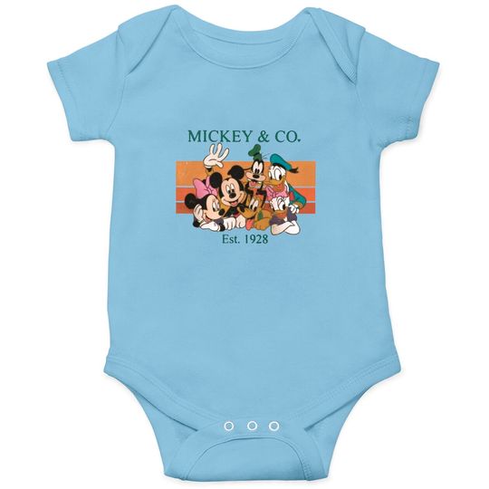 Mickey & Co Onesies, Retro Disney Onesies, Vintage Disney Onesies, Animal Kingdom Onesies,