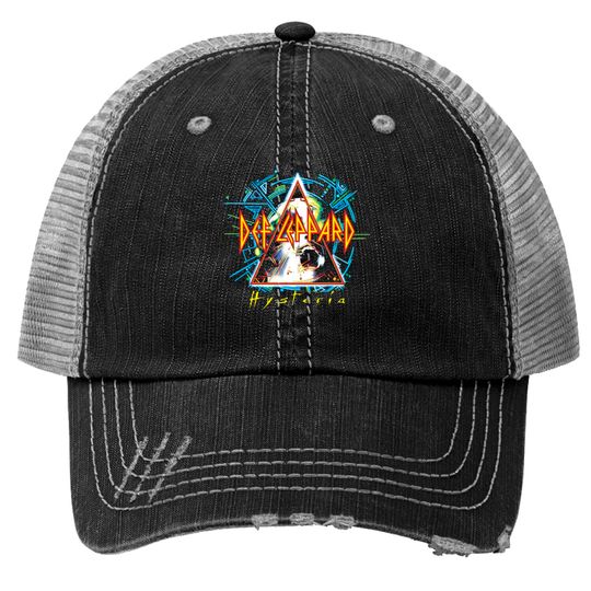 Def Leppard Trucker Hats, Def Leppard Hysteria Trucker Hats