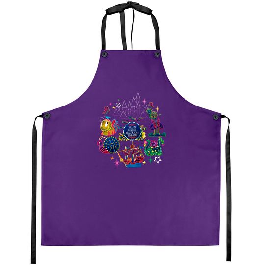 Discover Main Street Electrical Parade Aprons, Disney Family Vacation Aprons
