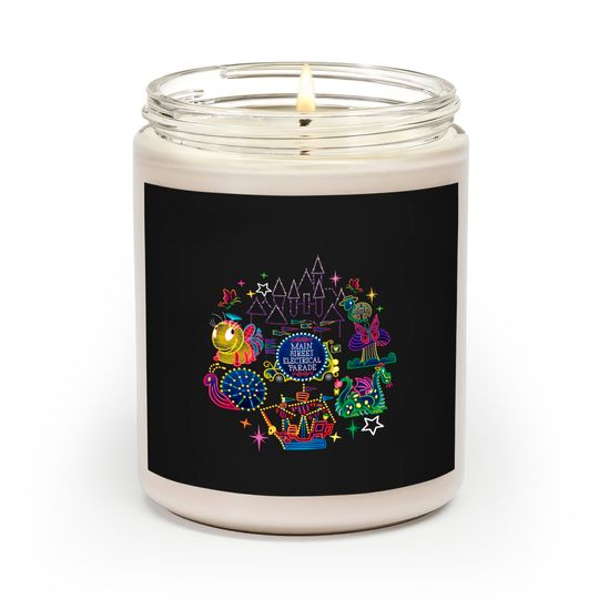 Main Street Electrical Parade Scented Candles, Disney Family Vacation Scented Candles
