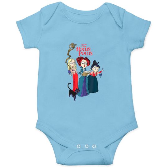 Hocus Pocus Sanderson Sisters Witch Disney I Smell Children Unisex Gift Onesies