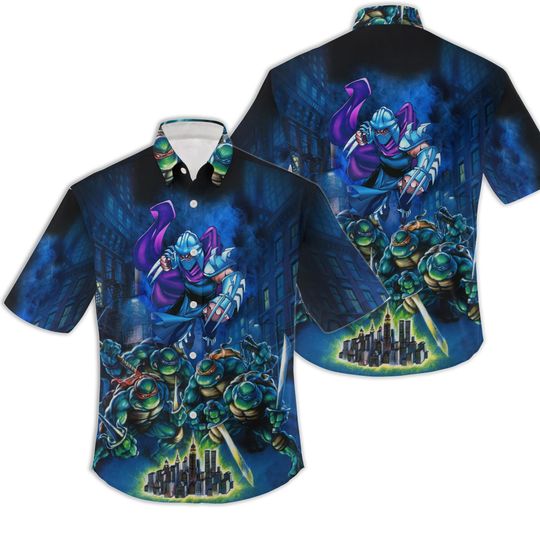 TMNT Hyper Stone Manhattan Hawaiian Shirt