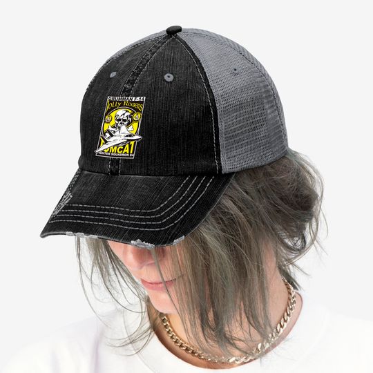 F-14 Tomcat VF-84 Jolly Rogers Trucker Hats