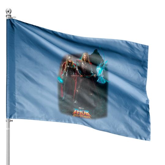 Thor- Love and Thunder 3D House Flag, Mighty Thor Jane Foster House Flags