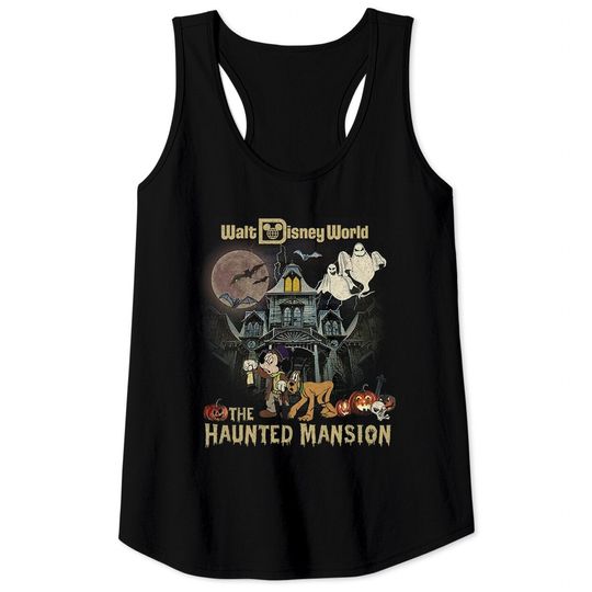The Haunted Mansion Tank Tops, Halloween Tank Tops, Disney Halloween Tank Tops