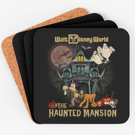 The Haunted Mansion Coasters, Halloween Coasters, Disney Halloween Coasters
