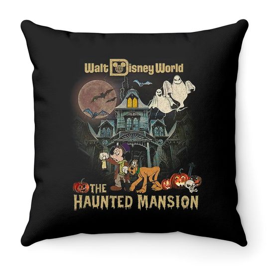 The Haunted Mansion Throw Pillows, Halloween Throw Pillows, Disney Halloween Throw Pillows