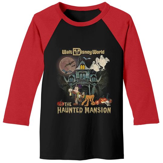 The Haunted Mansion Baseball Tees, Halloween Baseball Tees, Disney Halloween Baseball Tees