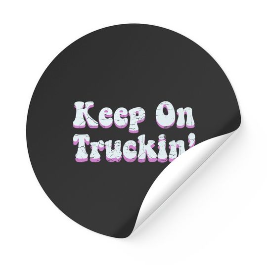Vintage 1970s Keep On Truckin Stickers