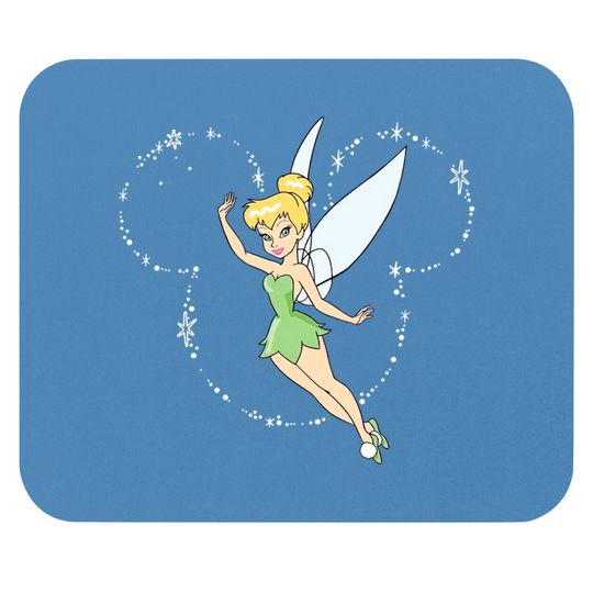 Tinkerbell Mickey Ear Disney Mouse Pads, Disney Tinkerbell Mouse Pad, Disney matching family Mouse Pad, Matching Women Gifts, Tinkerbell pixie dust Mouse Pad
