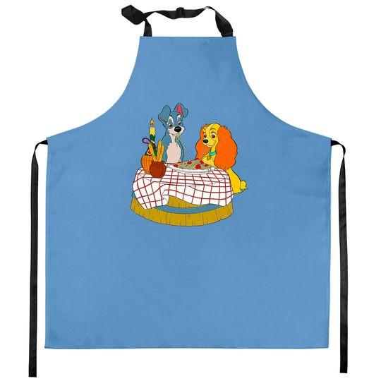 Disney Lady and Tramp Bella Notte Spaghetti Kitchen Aprons