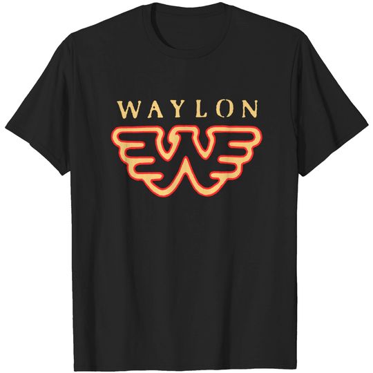 Waylon Jennings Wings W Logo T-Shirt