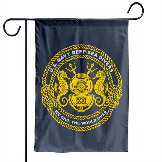 US Navy Deep Sea Diver - Us Navy Deep Sea Diver - Garden Flags